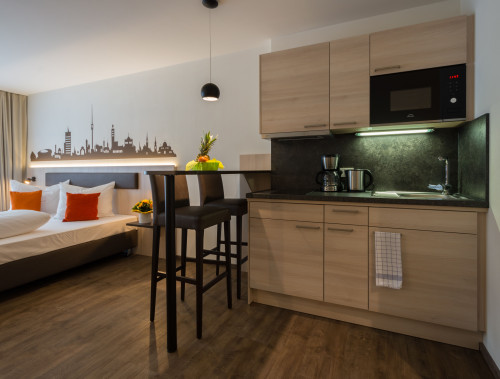 1-room apartment at Filderstadt S-Bahn station