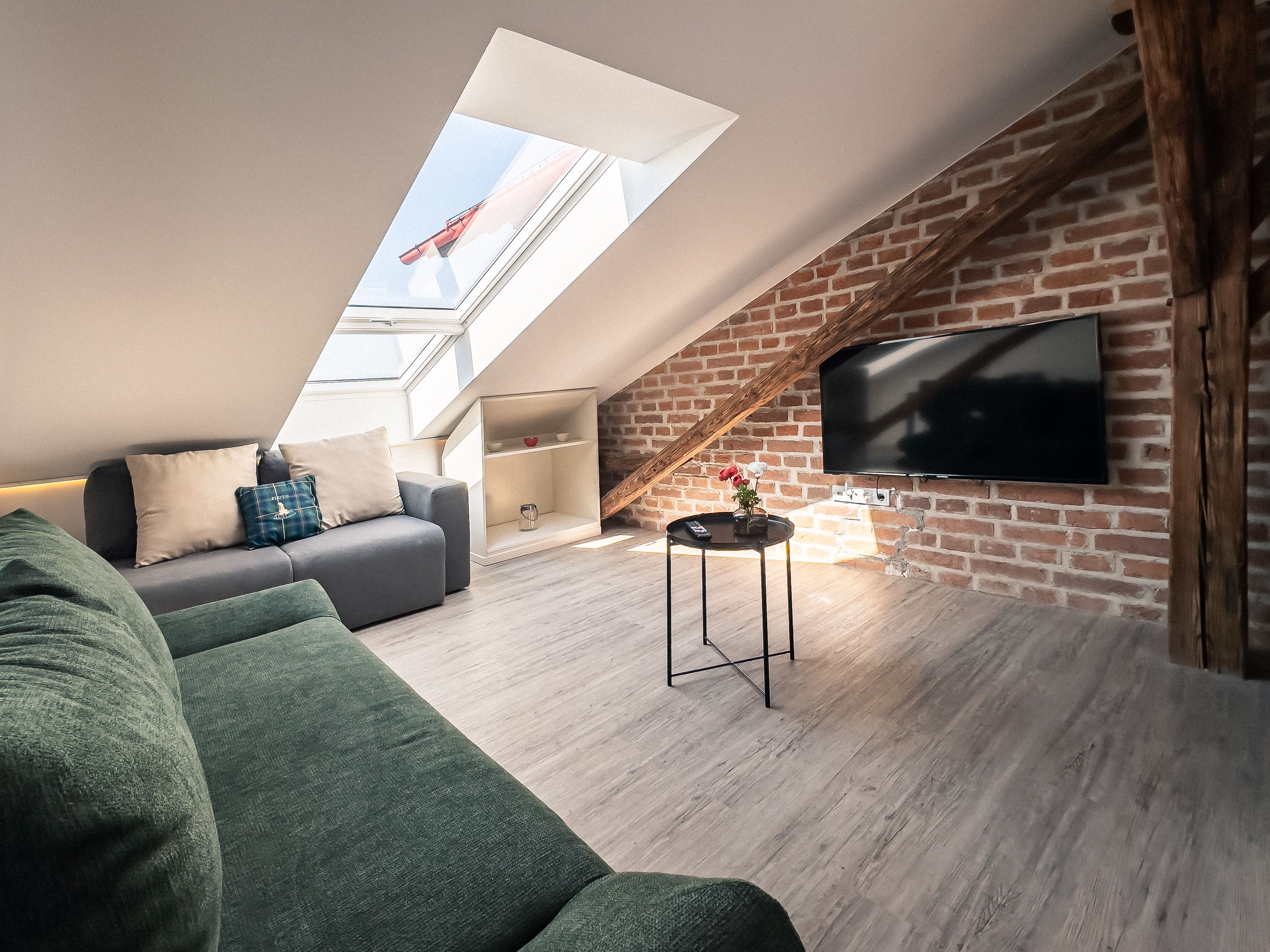 CREST: Riverside Loft With AC & Balcony - 18