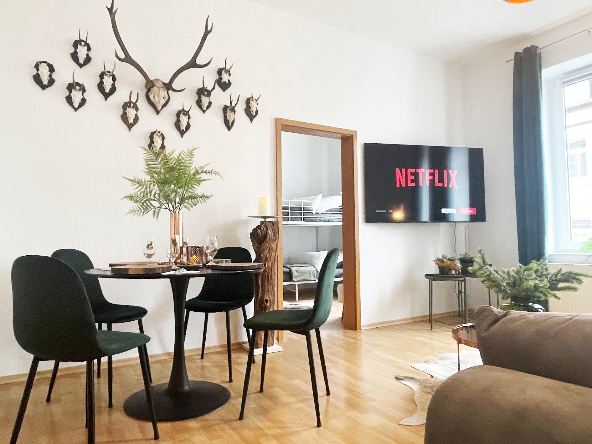 MAGIC FOREST Design-Luxus Apartment | 65 Zoll TV | Boxspring | Waschen | Garten | Beste Lage - MAGIC FOREST Design-Luxus Apartment | 65 Zoll TV | Boxspring | Waschen | Garten | beste Lage - Gallery - 29