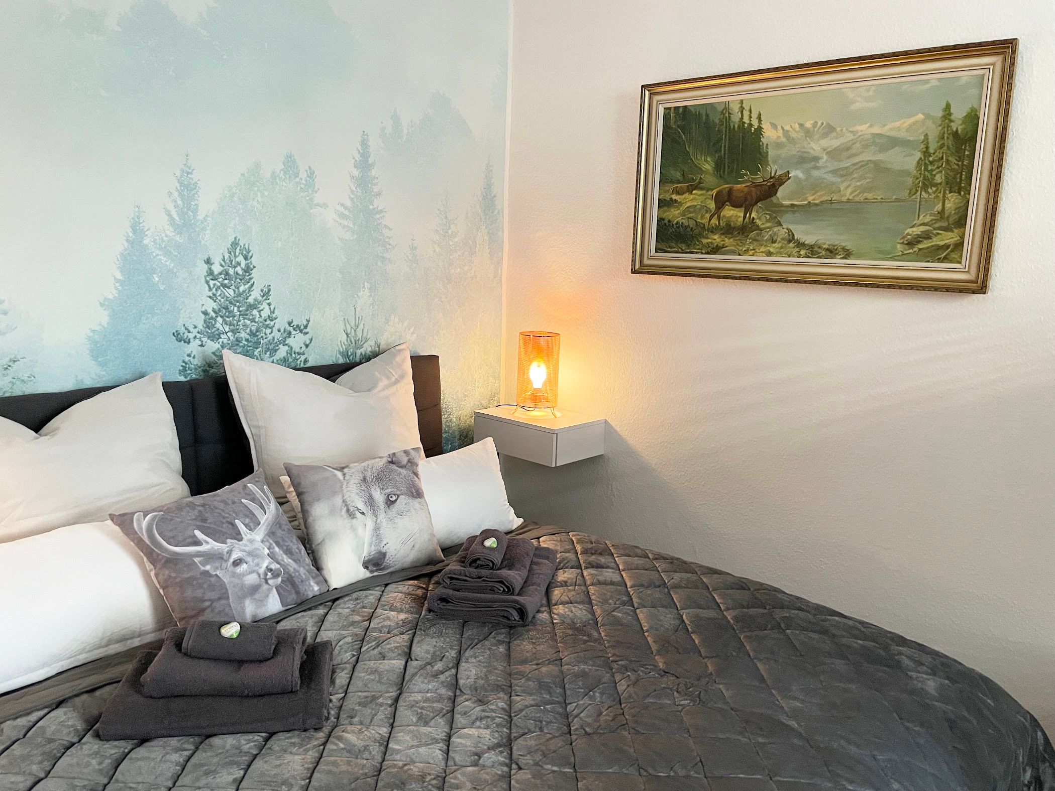 MAGIC FOREST Design-Luxus Apartment | 65 Zoll TV | Boxspring | Waschen | Garten | Beste Lage - MAGIC FOREST Design-Luxus Apartment | 65 Zoll TV | Boxspring | Waschen | Garten | beste Lage - Gallery - 26