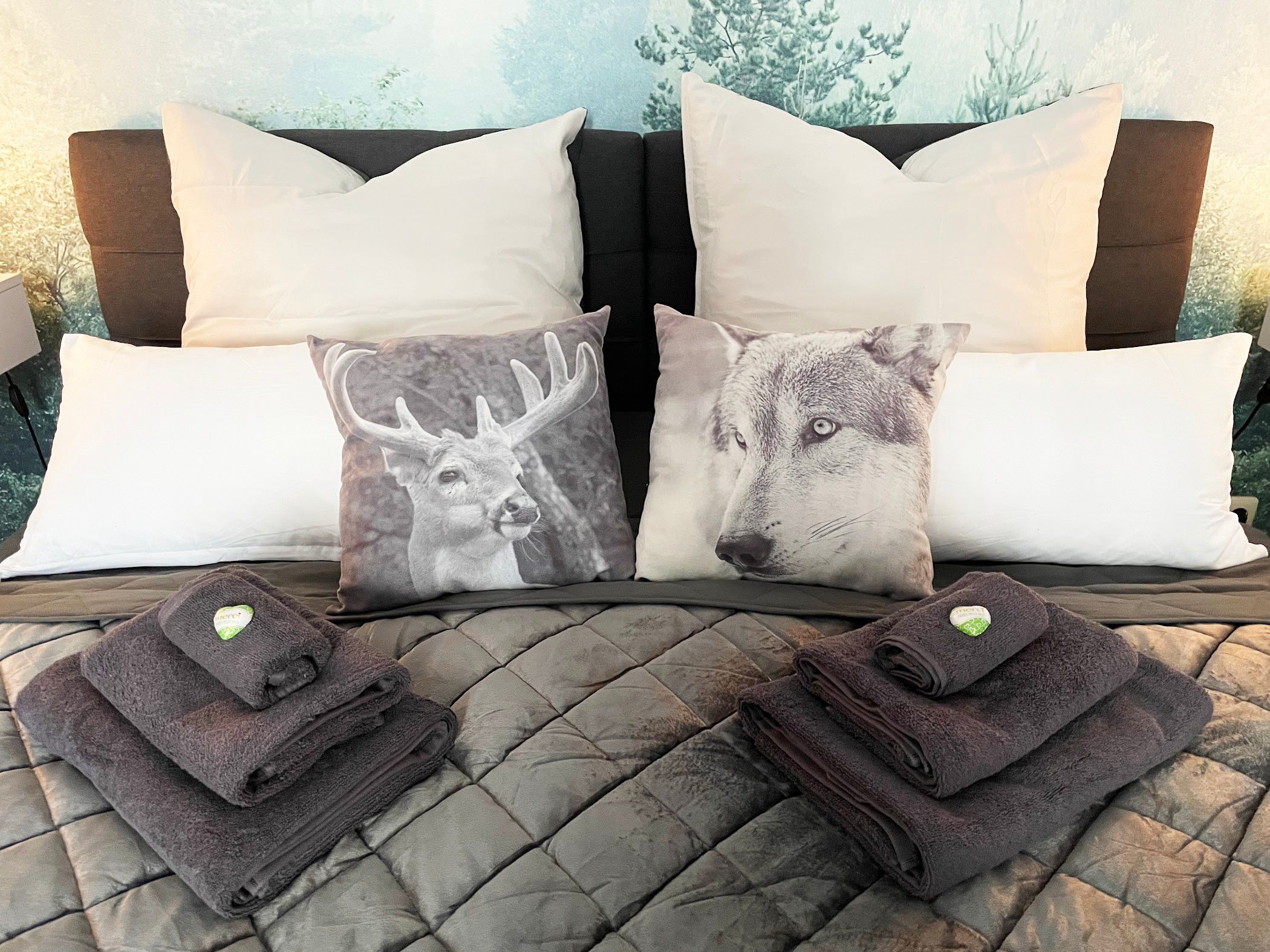 MAGIC FOREST Design-Luxus Apartment | 65 Zoll TV | Boxspring | Waschen | Garten | Beste Lage - MAGIC FOREST Design-Luxus Apartment | 65 Zoll TV | Boxspring | Waschen | Garten | beste Lage - Gallery - 25