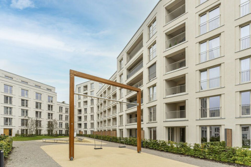 modern design apartment directly on the Isar river