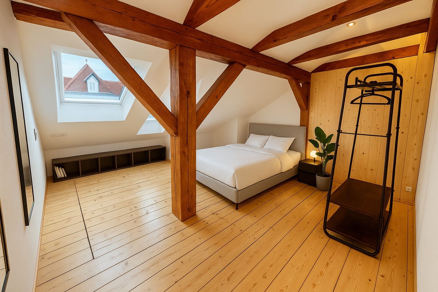 Charming Top-Floor Flat With Historic Beams, Stylish Furnishings And Far-Reaching Views Over Celle's - 24