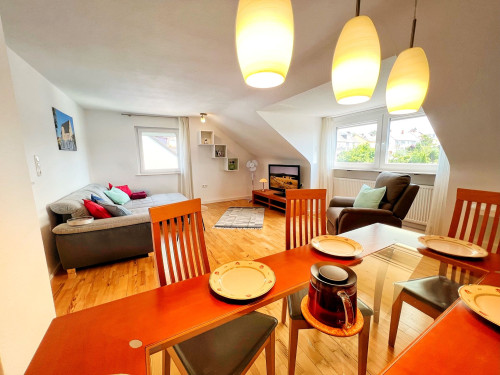 Fantastic & fashionable attic apartment in Schweinfurt