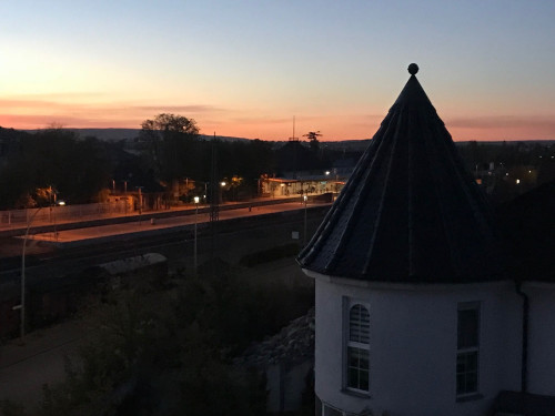 Penthouse Flat with Rooftop Terrace near Goldstein-Park in Bad Nauheim