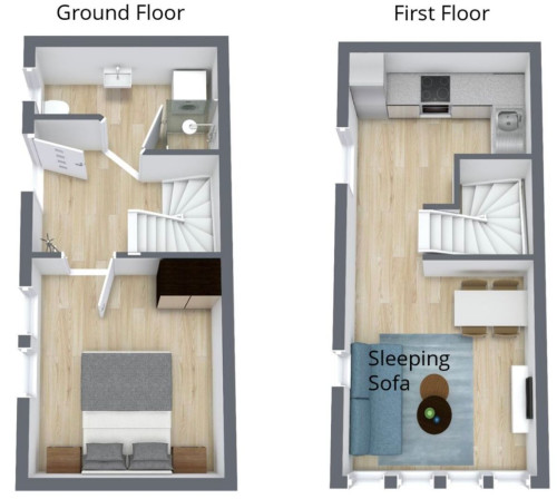 Kolibri - Design Maisonette with Switch & Streaming