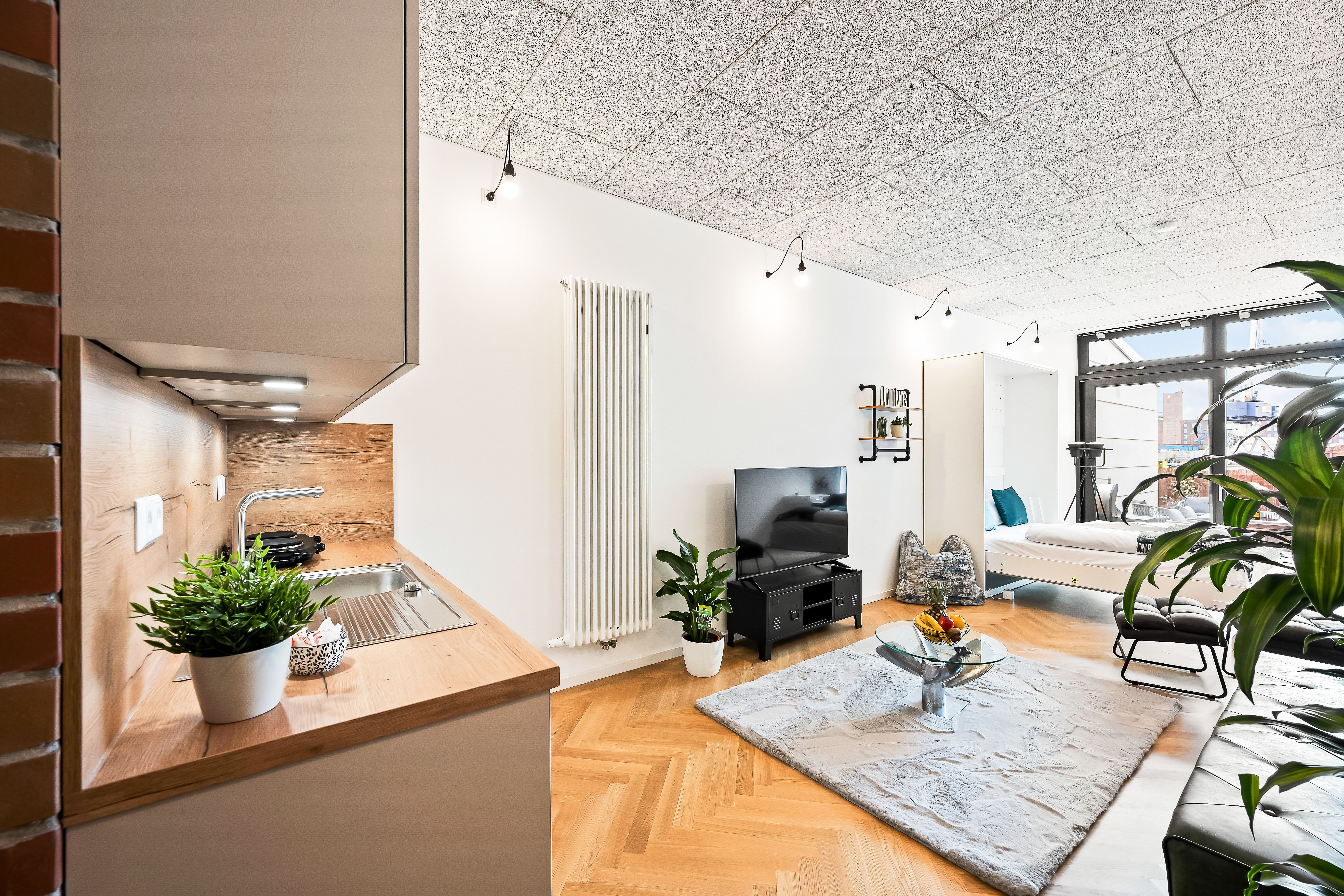 LiT LiVING: LuxusLoft | Box SprIng | Air Con | BBQ - 28
