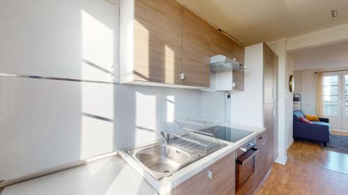 Very comfy double bedroom near the Grand Palais metro