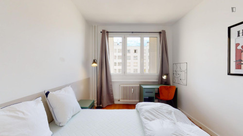 Exquisite double bedroom near the Part Dieu train station