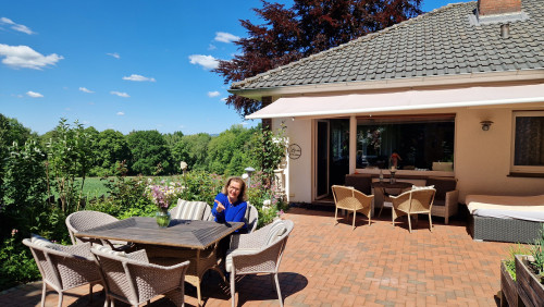 Private rooms in the bungalow with a great view