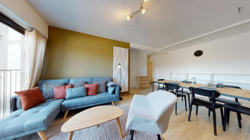 Pleasant double bedroom in Gare St Jean