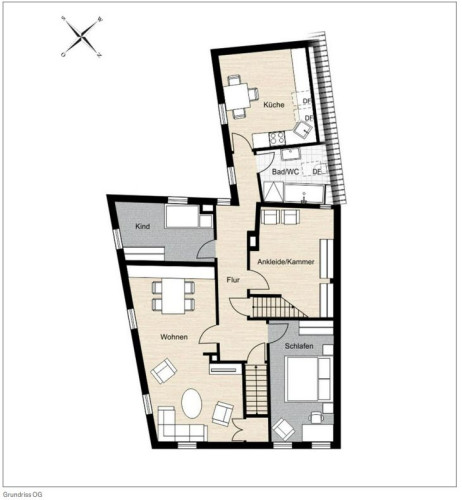 Modern, spacious apartment in Baiersdorf