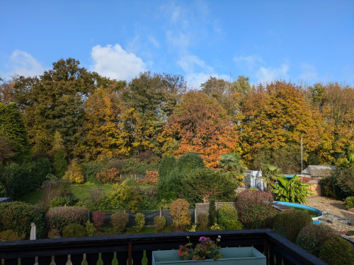 Frisch renovierte Erdgeschoss Wohnung in einem freistehenden Zweifamilienhaus