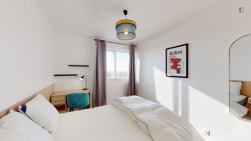 Exquisite double bedroom in Île de Nantes