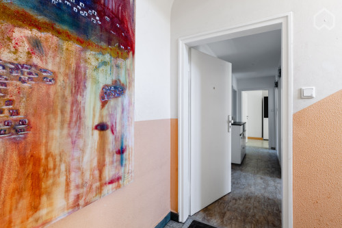 3-room apartment with 2 bedrooms in Nuremberg with balcony