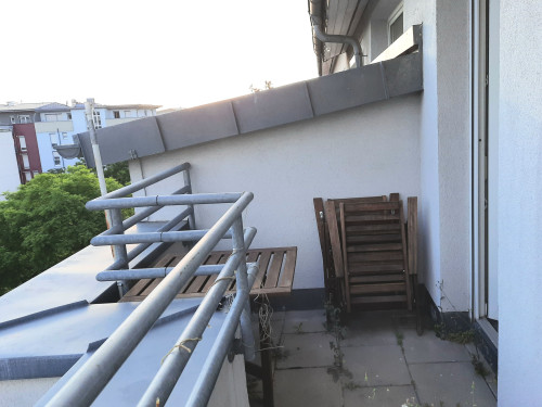 Beautiful, bright penthouse apartment with 2 balconies in Freiburg Rieselfeld, tram connection - Gallery - 11