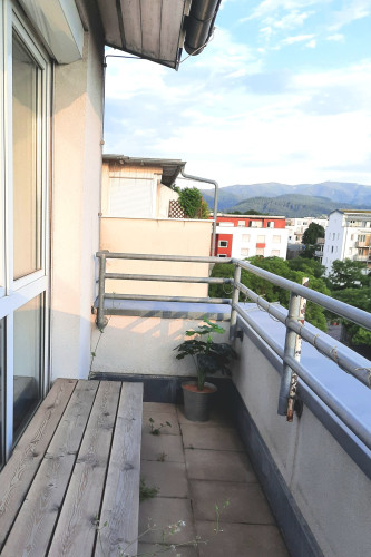 Beautiful, bright penthouse apartment with 2 balconies in Freiburg Rieselfeld, tram connection - Gallery - 10