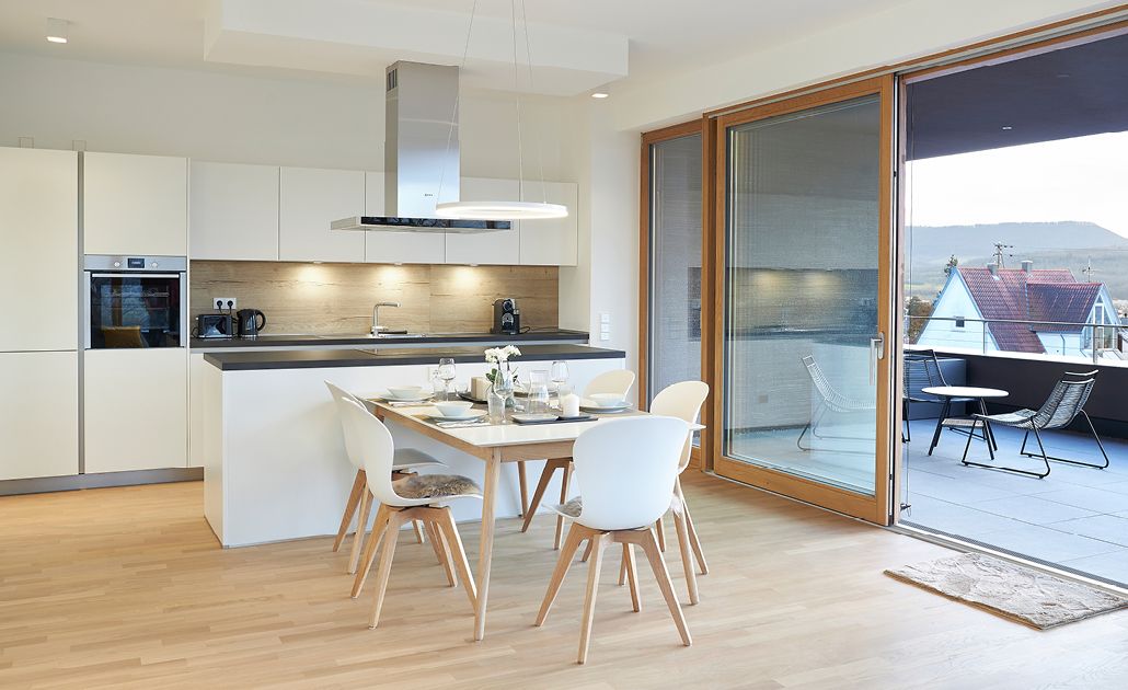 Stylish 3-Room Apartment With Panoramic View  -  Stylish 3-room apartment with panoramic view  - Gallery -  5