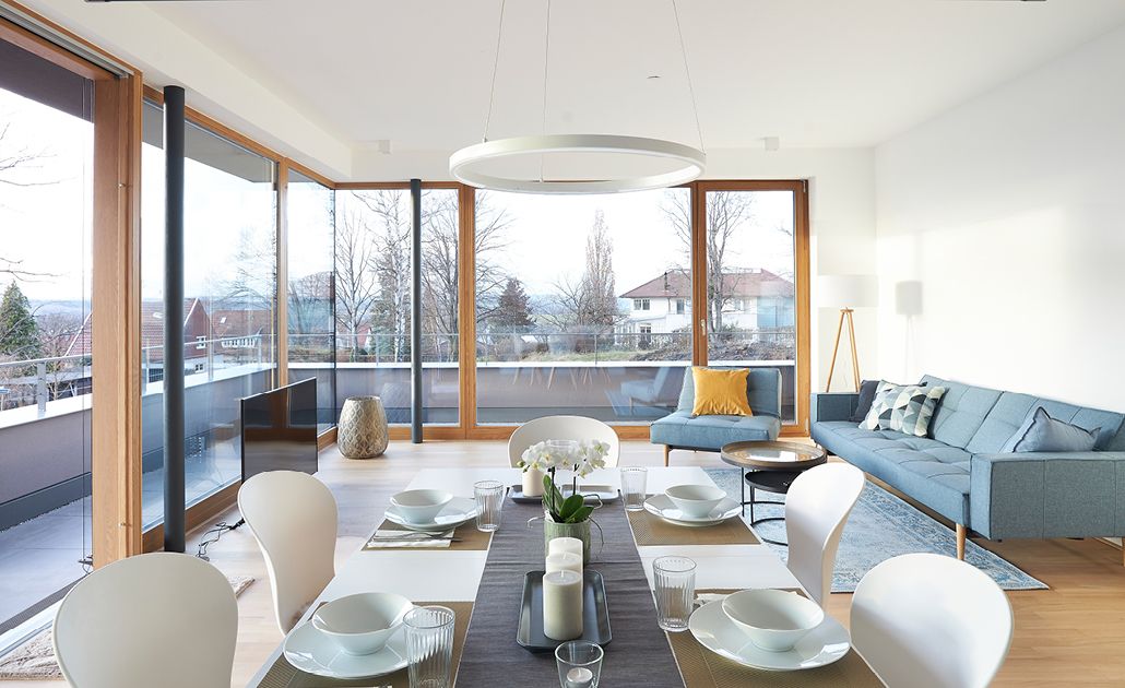  Stylish 3-Room Apartment With Panoramic View  -  Stylish 3-room apartment with panoramic view  - Gallery -  7