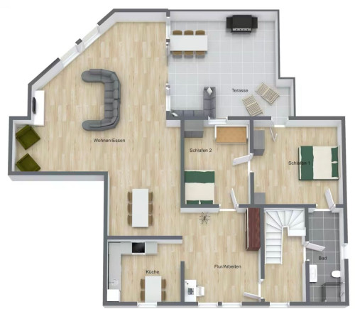 Ara - Large Terrace, BBQ, Kicker, PS4+Streaming