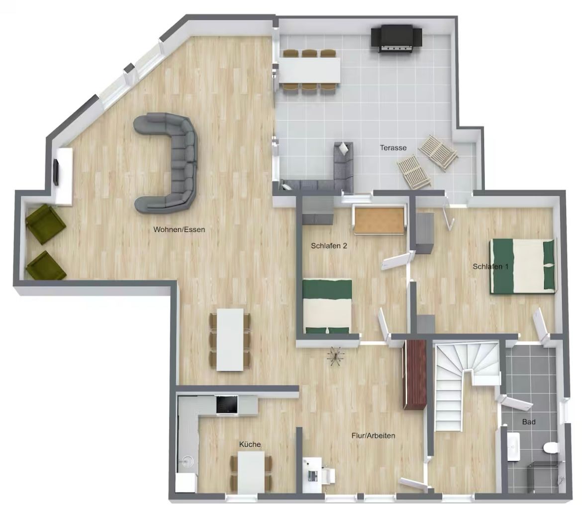  Ara - Large Terrace, BBQ, Kicker, PS4+Streaming  -  Ara - Large Terrace, BBQ, Kicker, PS4+Streaming  - Gallery -  1