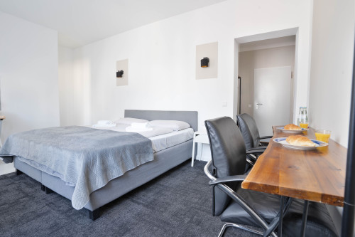 Amazing queensize bed studio in Bonn | kitchen | TV | Wi-Fi - Gallery - 20