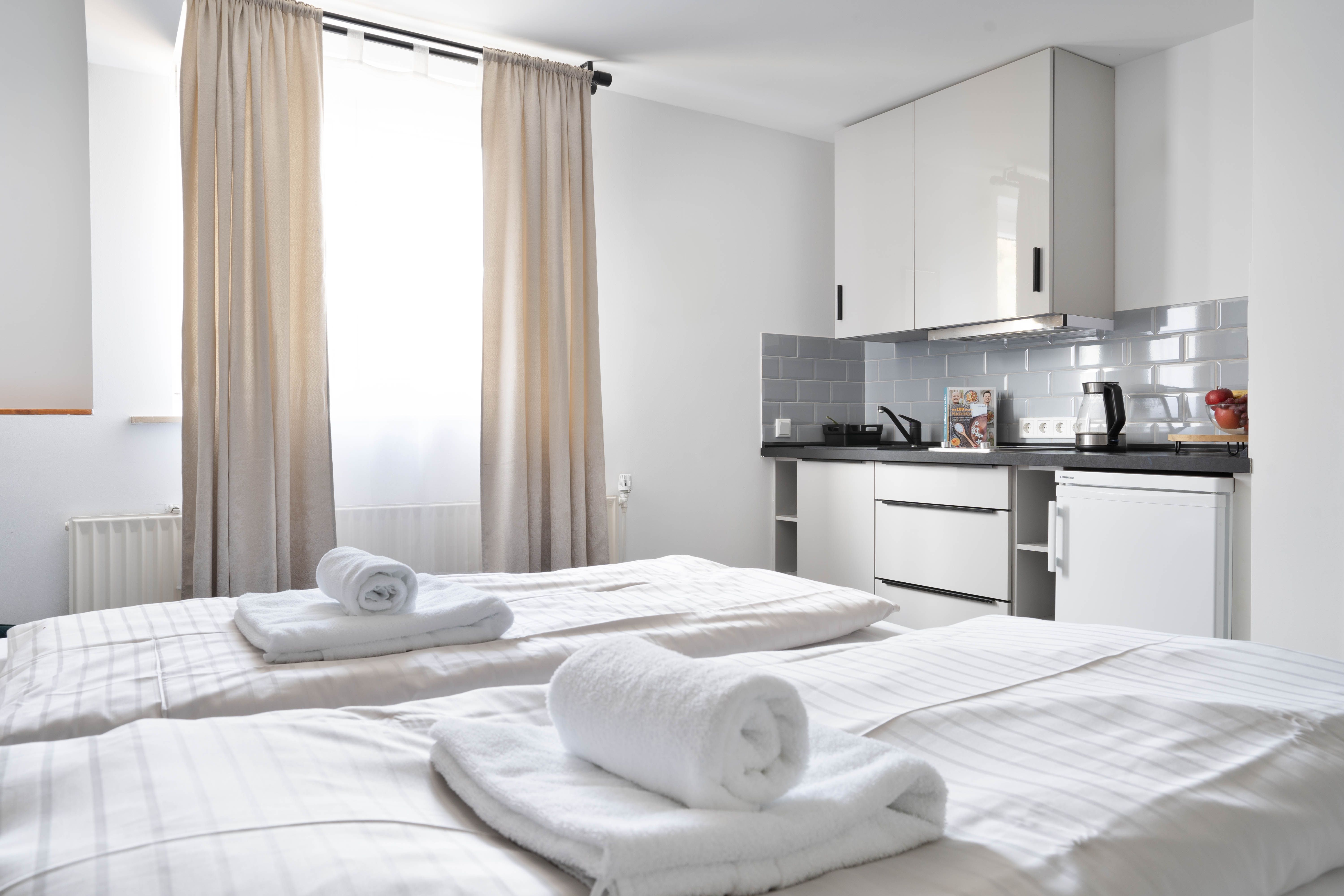 Amazing Queensize Bed Studio In Bonn | Kitchen | TV | Wi-Fi - 16
