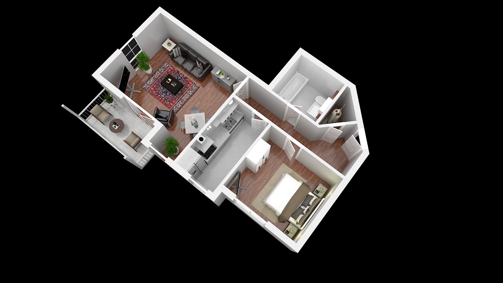  VOLL MÖBLIERTES APARTMENT NAHE STADTMITTE MARBURG  -  VOLL MÖBLIERTES APARTMENT NAHE STADTMITTE MARBURG  - Gallery -  8