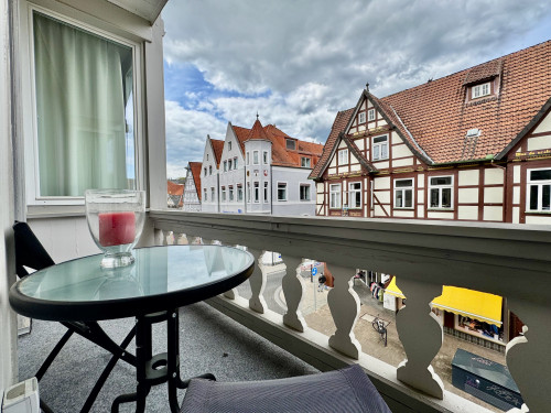 Elegant old town flat with high-quality interior, spacious living area and two stylish bedrooms