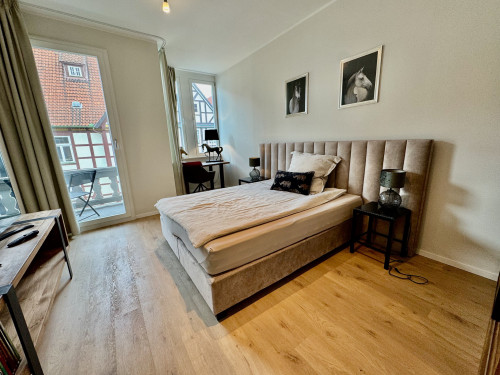 Elegant old town flat with high-quality interior, spacious living area and two stylish bedrooms