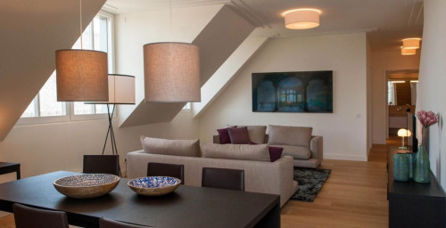 Luxurious penthouse on three rooms with a lot of comfort in Düsseldorf city center
