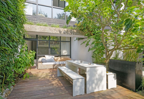 Split-level architect's house