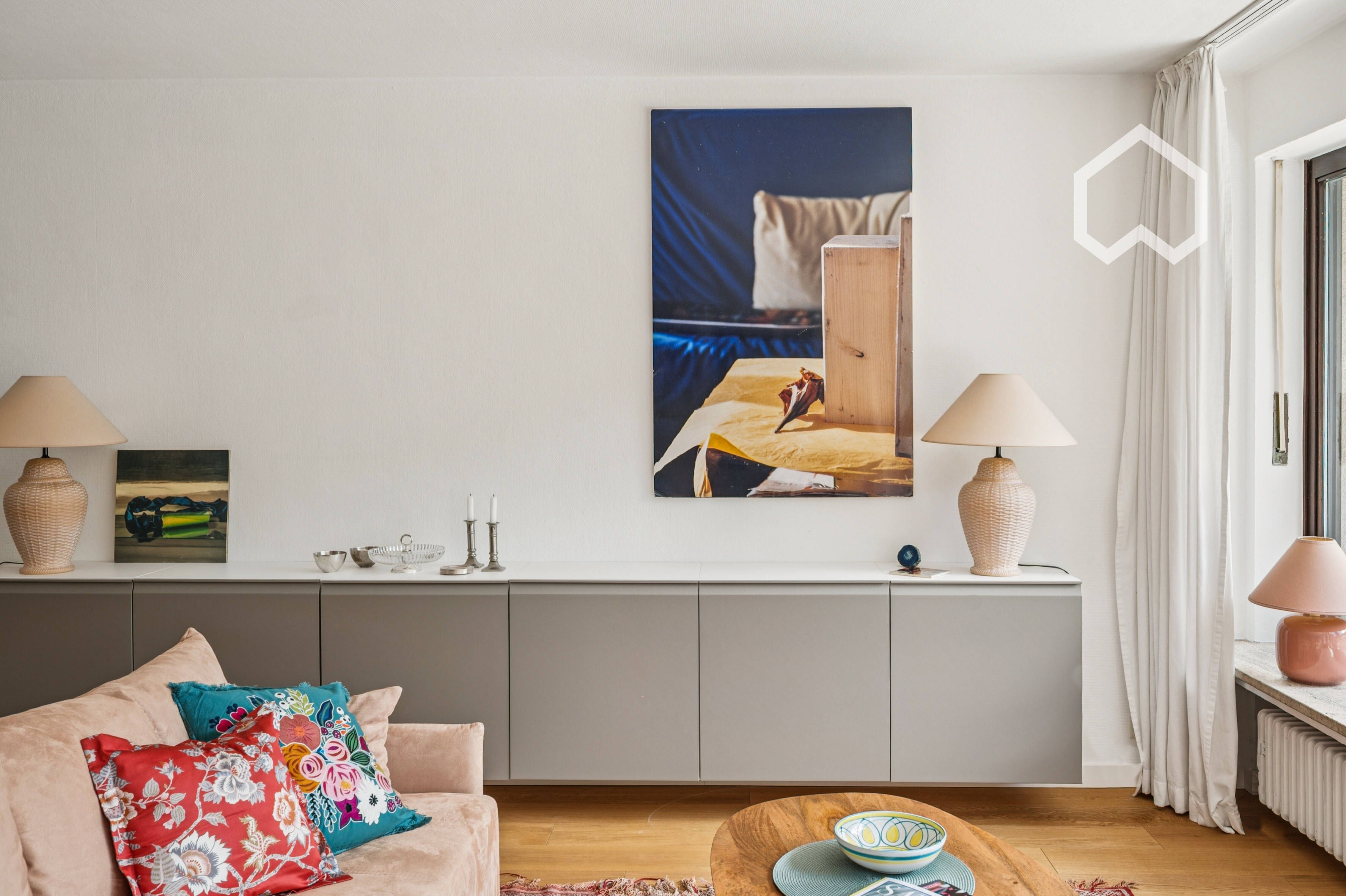  Bright Studio Apartment With South-Facing Balcony In Exclusive Herzogpark – Quiet And Close To The C  -  Bright Studio Apartment with South-Facing Balcony in Exclusive Herzogpark – Quiet and Close to the City Center  - Gallery -  14