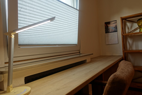 Quiet ground floor apartment with terrace and garden view