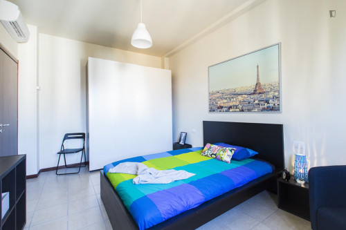 Bright double bedroom in Quartiere 2 Nord