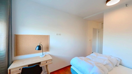 Bright double bedroom near Saint-Jean train station