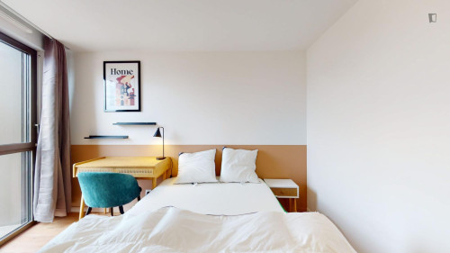 Pleasant double bedroom in Gare St Jean