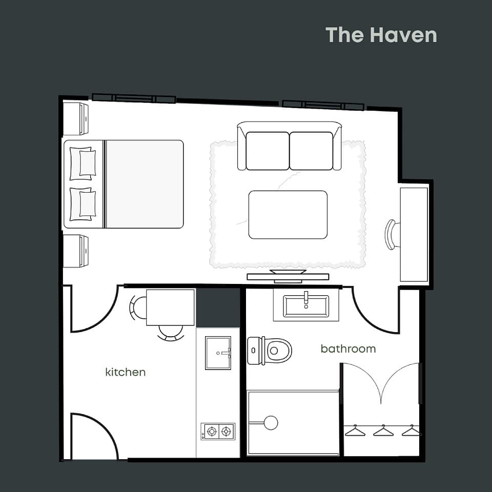 Deluxe Studio With Separate Kitchen - 2