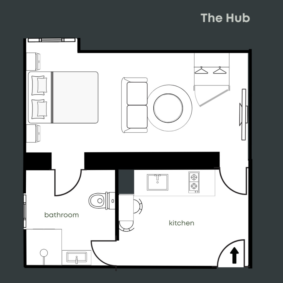 Deluxe Studio With Separate Kitchen - 16