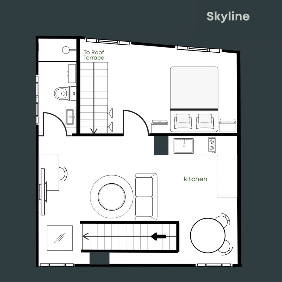 Skyline With Private Roof Terrace - 7