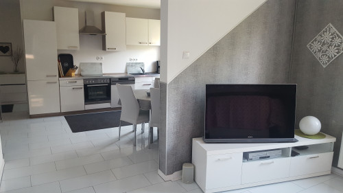 Bright apartment in Mülheim an der Ruhr with fireplace, garden and fitness room