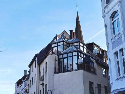Super Studio #6 with elevator, terrace & winter garden in the center + near Aachen