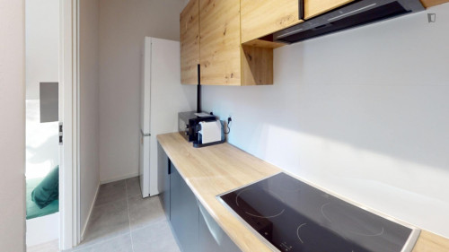 Neat single bedroom near Park Polskich Wynalazców
