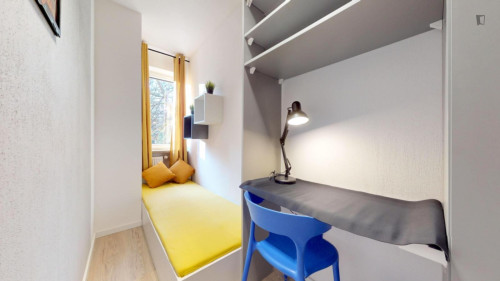 Neat single bedroom near Park Polskich Wynalazców