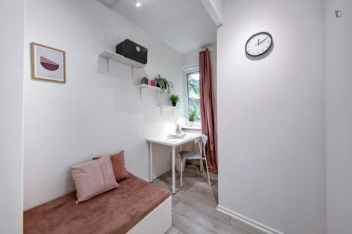 Pleasant single bedroom near Ursynów metro station