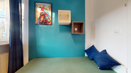 Lovely single bedroom near Park Polskich Wynalazców