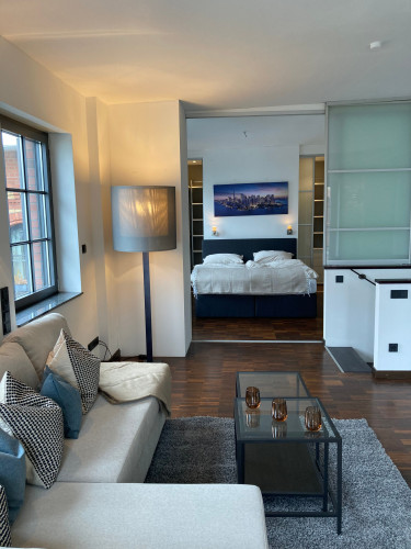 Luxus brick loft with huge roof terrace in Offenbach am Main - Gallery - 2
