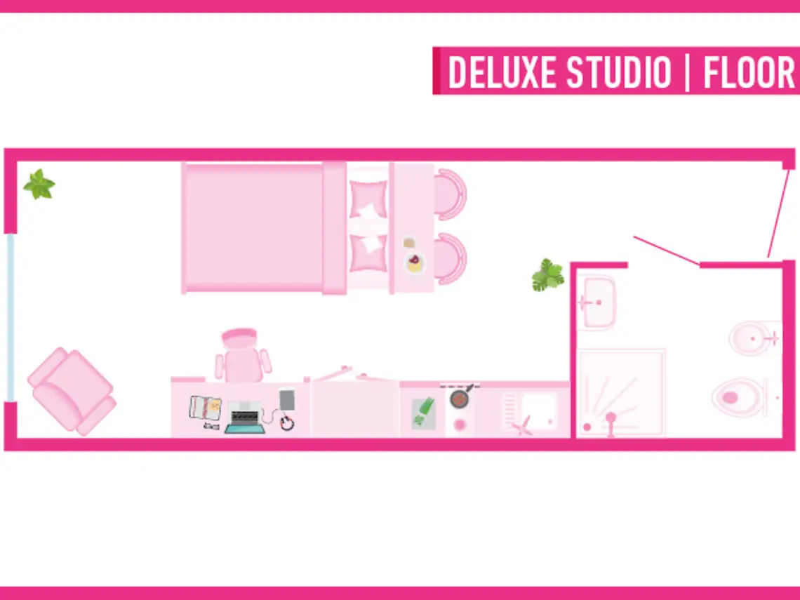  Deluxe Studio  -  Yugo Laude Living Bologna  - Gallery -  3