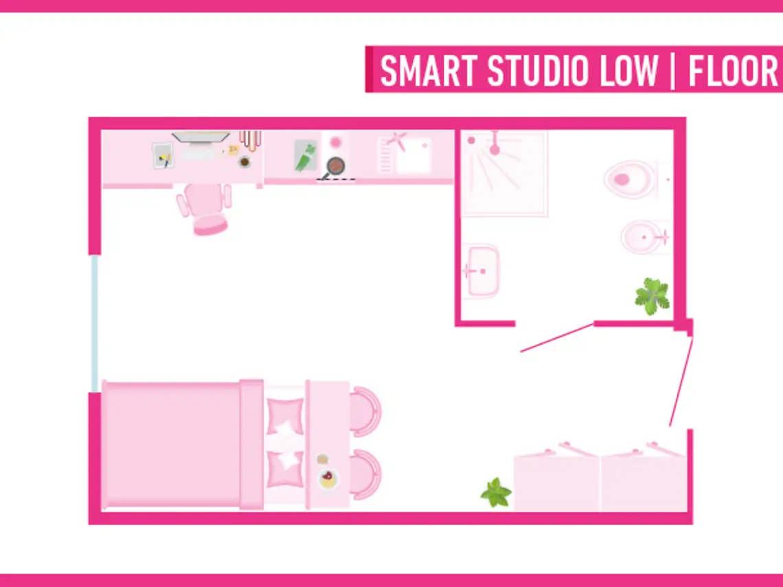 Smart Studio Low - Yugo Laude Living Bologna - Gallery - 5