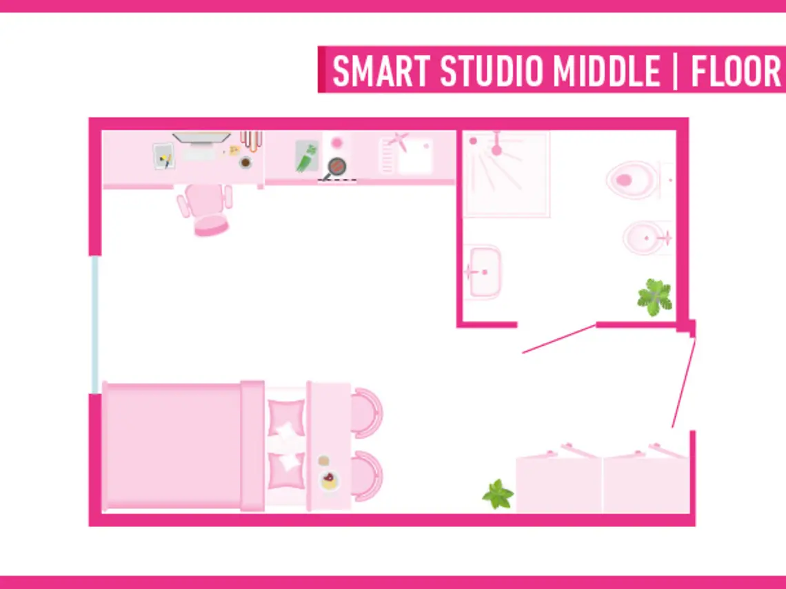  Smart Studio Middle  -  Yugo Laude Living Bologna  - Gallery -  5